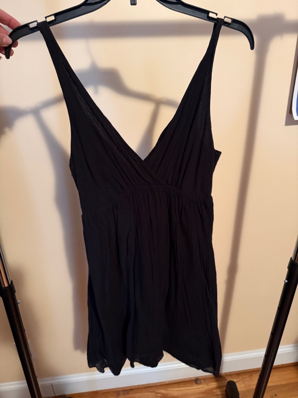 Old Navy Black Sleeveless V-Neck Dress